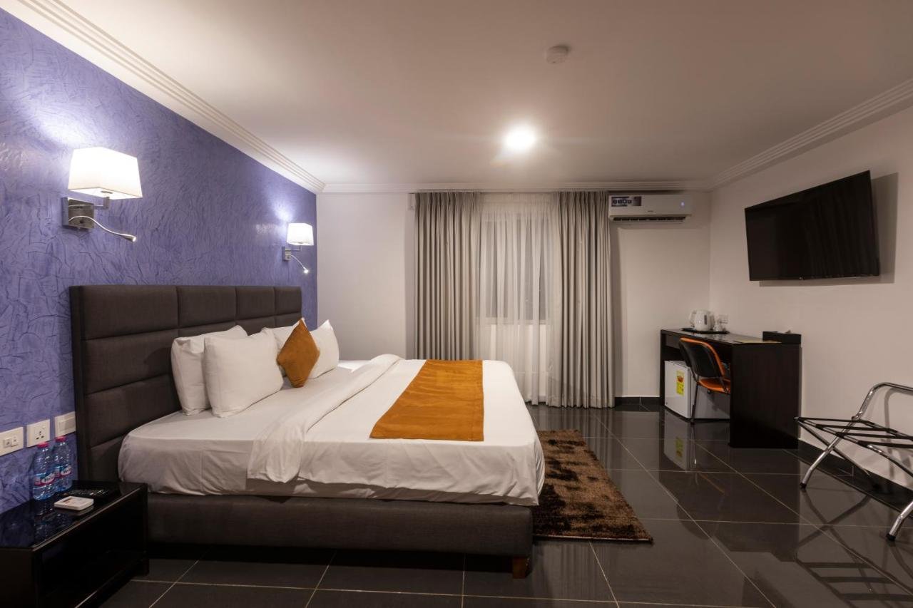 An Executive Suite with a king bed
